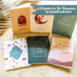 6 Ramadan Klappkarten Boho