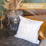 Ramadan Kissen goldene Laternen – Bild 2