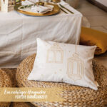 Ramadan Kissen goldene Laternen – Bild 3