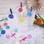 Geburtstagstüten Konfetti mit bunten Klammern – Bild 4