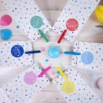 Geburtstagstüten Konfetti mit bunten Klammern – Bild 5