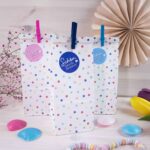 Geburtstagstüten Konfetti mit bunten Klammern – Bild 6