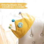 Geburtstagskrone Musselin - Gelb – Bild 5