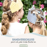 Musselinkrone mit goldenen Akzenten – Blau – Bild 4