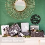 Weihnachtsgeschenkpapier - Schwarz weiß - Set 9 – Bild 4