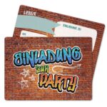 Geburtstags Einladungskarte Jugendlich Jungen