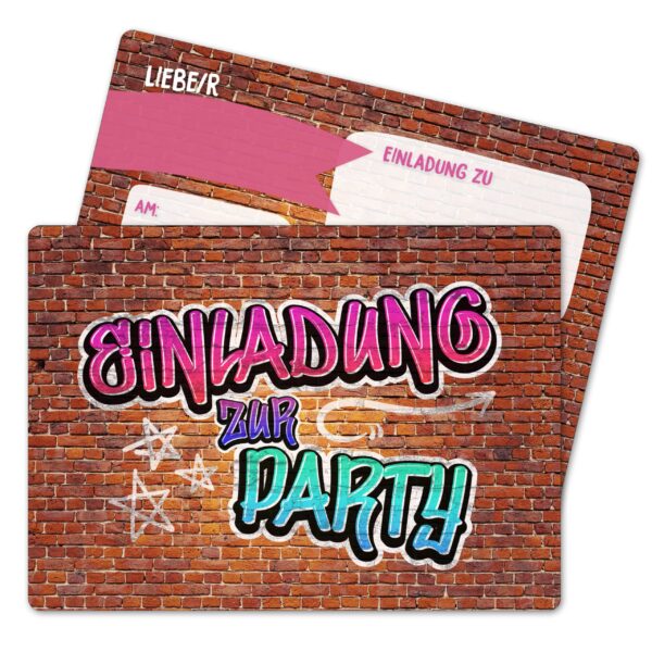 Geburtstags Einladungskarte Jugendlich Mädchen