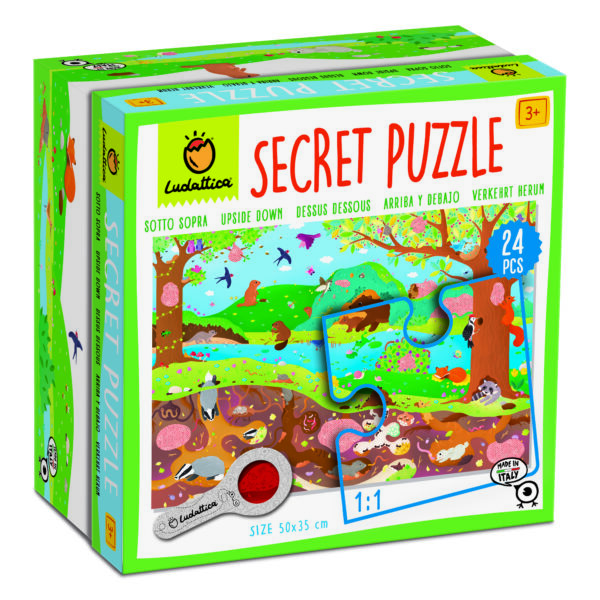 Secret Puzzle - Upside Down (24 Teile)