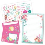 Briefblock Set - Meerjungfrau - Set 1