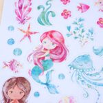 Briefblock Set - Meerjungfrau - Set 1 – Bild 3