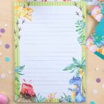 Briefblock Set - Dinosaurier - Set 5 – Bild 6