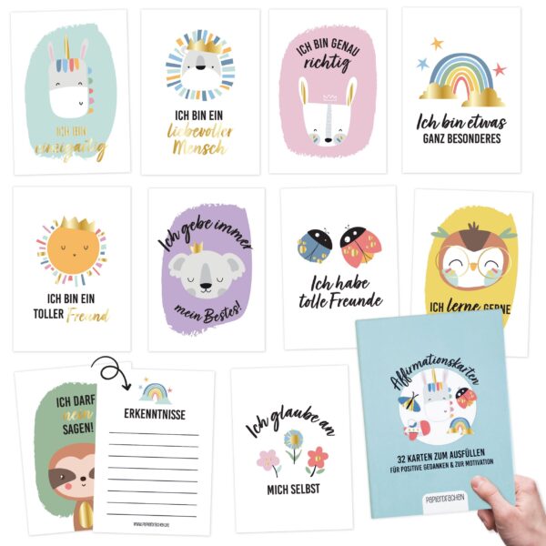 Affirmationskarten – Tiere