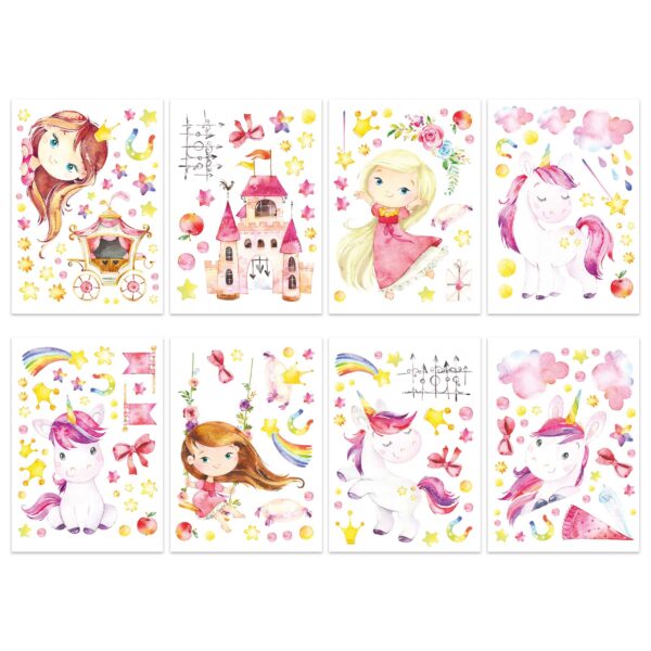 Wandtattoos - Einhorn - Set 2