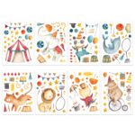 Wandtattoos - Zirkus - Set 3