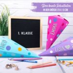 Schultüten 3er Set Pink - Set 1 – Bild 3