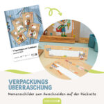 4 Mappen mit Gummiband A4 Superhelden Tiere - Set 14