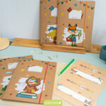 4 Mappen mit Gummiband A4 Superhelden Tiere - Set 14