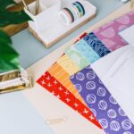 8er Set DIN A4 Heftumschläge aus Papier - Regenbogen - Set 1 – Bild 3