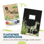 8 Papierheftumschläge A4 Welt der Dino - Set 16 – Bild 5