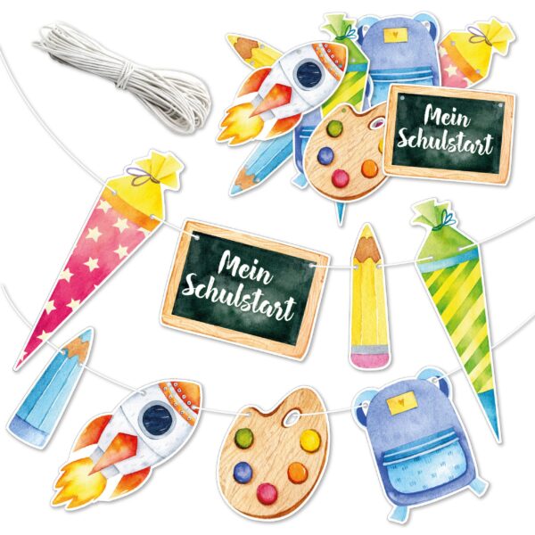 Einschulungsgirlande