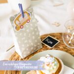 12 Geschenktüten mit Anhängern Einschulung Pastell - Set 3 – Bild 4