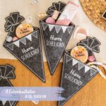 4 Filzschultüten Grau - Set 1 – Bild 2