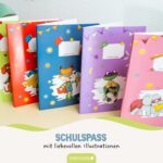 8 Schnellhefter aus Karton – DIN A4 – Superhelden Tiere – Bild 3