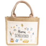 Jutetasche “Hurra, Schulkind!” - Set 01
