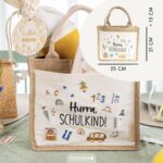 Jutetasche “Hurra, Schulkind!” - Set 01 – Bild 3