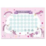 Belohnungstafel Set 7 - Einhorn