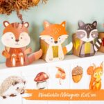 Windlichter - Waldtiere - Set 1 – Bild 3