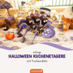 Kuchenaufsteller Set – Halloween Spinne – Bild 2