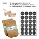 Adventskalender Tütenset mit Klammern – Design Nr 68 – Bild 2