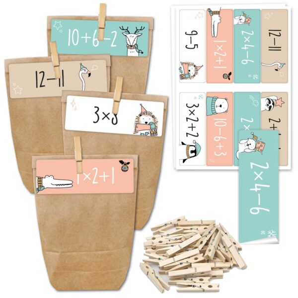 Adventskalender Mini Set &ndash; Matheaufgaben