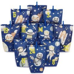 Adventskalender bedruckt – Weltall