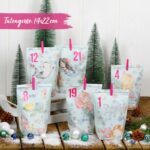 Adv Bedruckte Tüten Meerjungfrau mit pinken Klammern - Set 10 – Bild 3