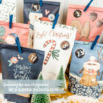 Adv Tüten weiss - bunt bedruckt - Eiskunstläuferin - Set 18 – Bild 3