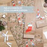 Adventskalender mit bedruckten Tüten – Christmas – Bild 2