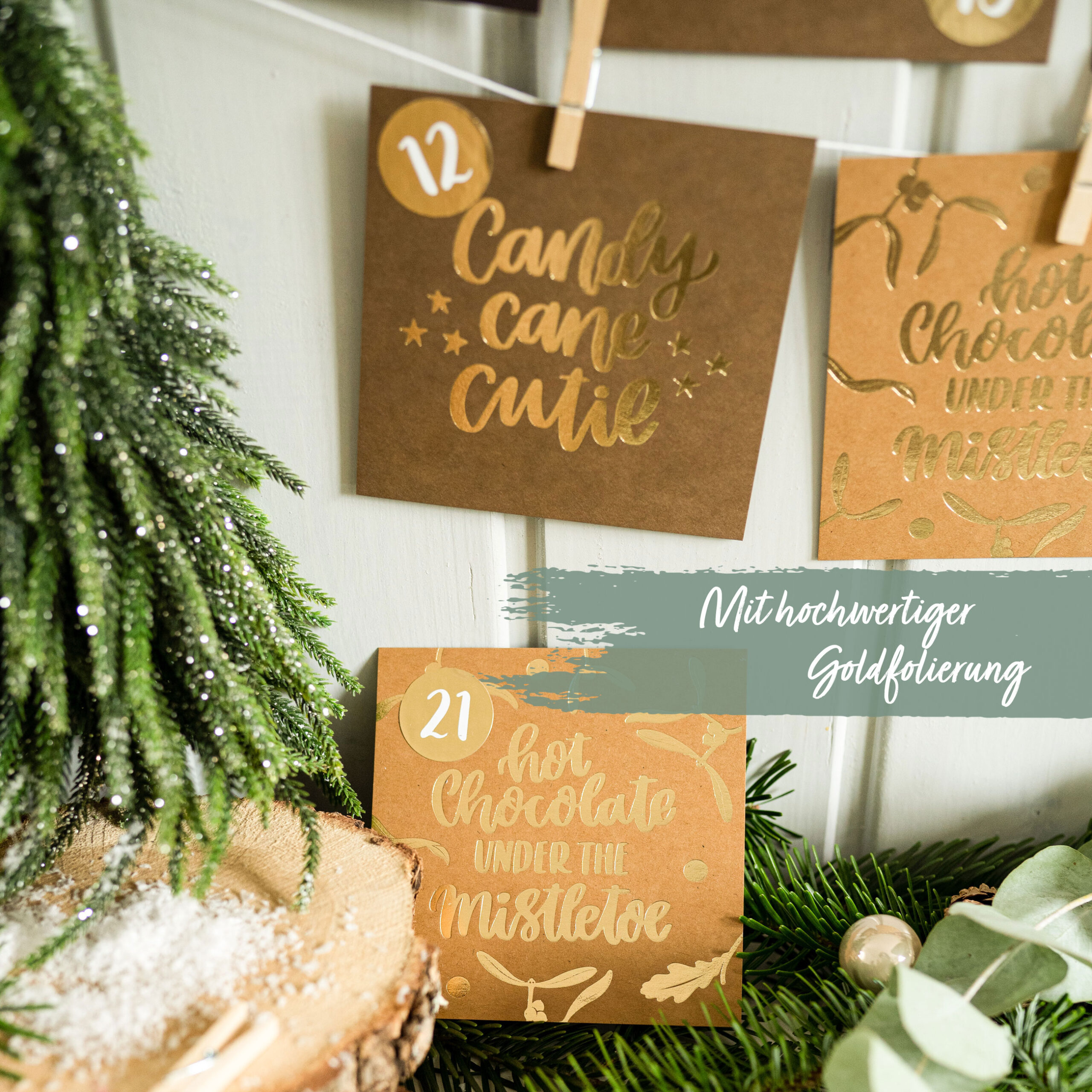 Rubbel-Adventskalender Christmas