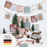 Rubbel-Adventskalender Cheerful Christmas – Bild 6