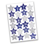 Adv Stoffsäckchen - anthrazit blau marineblau weiss – Bild 2