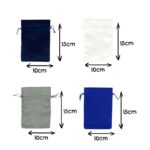 Adv Stoffsäckchen - anthrazit blau marineblau weiss – Bild 3