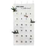 Adventskalender Wandteppich – Ein Lichtlein brennt