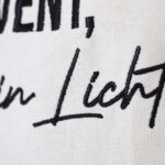 Adventskalender Wandteppich – Ein Lichtlein brennt – Bild 4