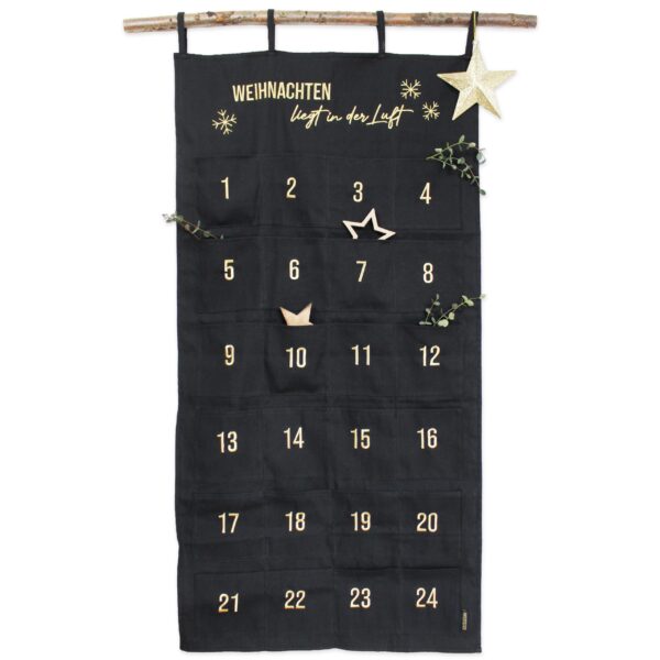Adventskalender Wandteppich &ndash; Weihnachten liegt in der Luft