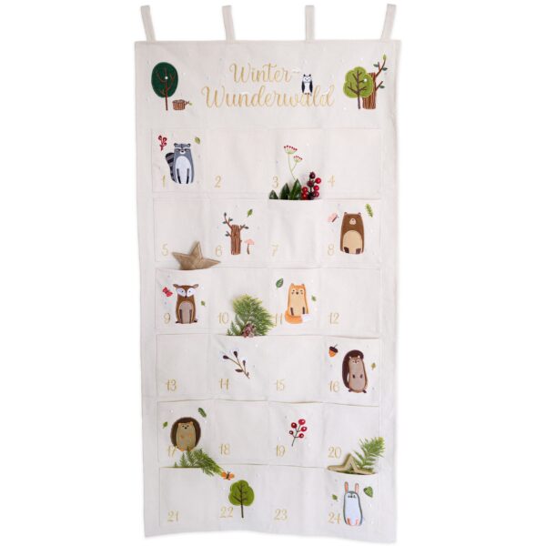 Adventskalender Wandteppich – Waldtiere