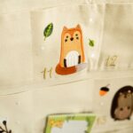 Adventskalender Wandteppich – Waldtiere – Bild 3