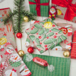 Adventskalender Geschenkpapier rot-grün – Bild 4