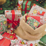 Adventskalender Geschenkpapier rot-grün – Bild 6