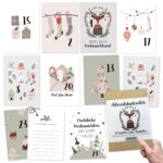 Karten Adventskalender für Erwachsene